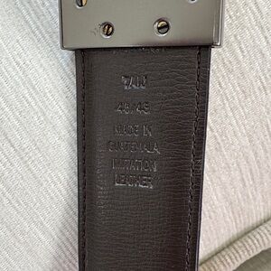 Reversible Black/Brown Men's Belt